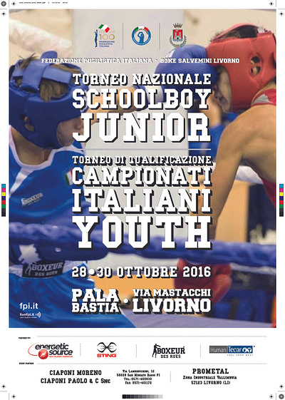 Torneo Nazionale SchoolBoy/Junior e il Torneo di Qual. Campionati Nazionali Youth 2016